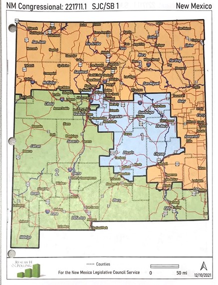 New Mexico Congressional Districts Court Case:  Impact on Sandoval County