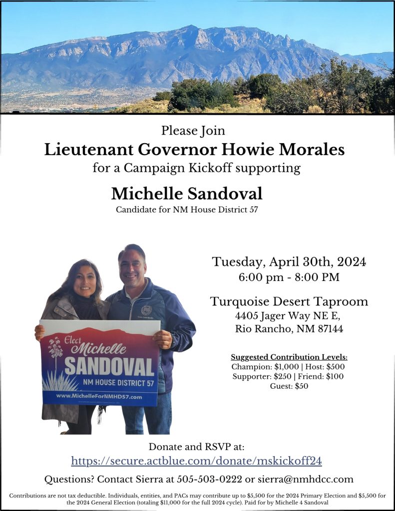 Michelle Sandoval HD 57 Campaign Kickoff @ Turquoise Desert Taproom